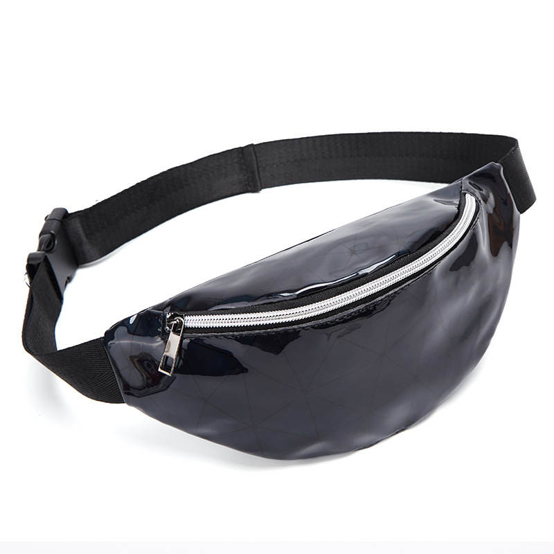  Fashion holographic PU leather phone wallet bum fanny pack waist bag 