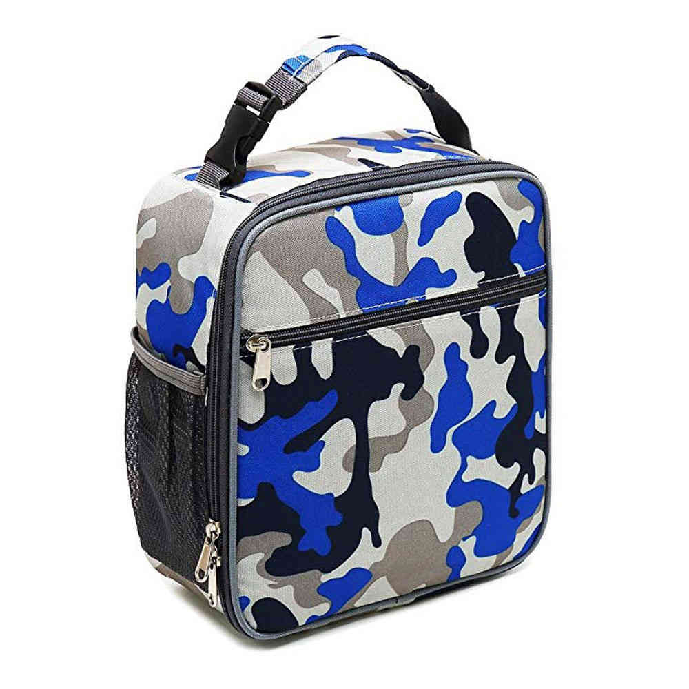 Oxford portable freezable picnic bag insulated lunch cooler bag with thick aluminum foil 