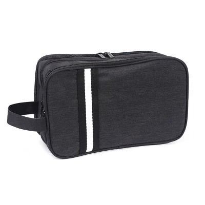 Portable waterproof travel makeup wash bag with handle