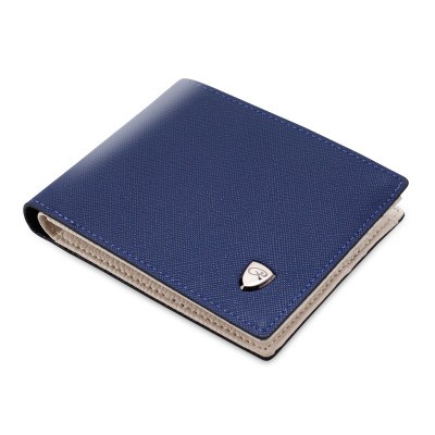 Men business pu leather short style wallet bag card holder  