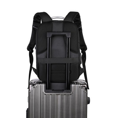 Waterproof 15'' 16'' luggage reflected USB laptop backpack with password lock
