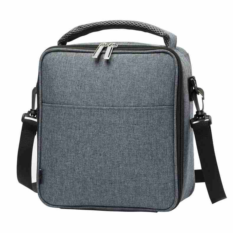 Oxford crossbody insulated picnic lunch cooler bag with thick aluminum foil(图1)