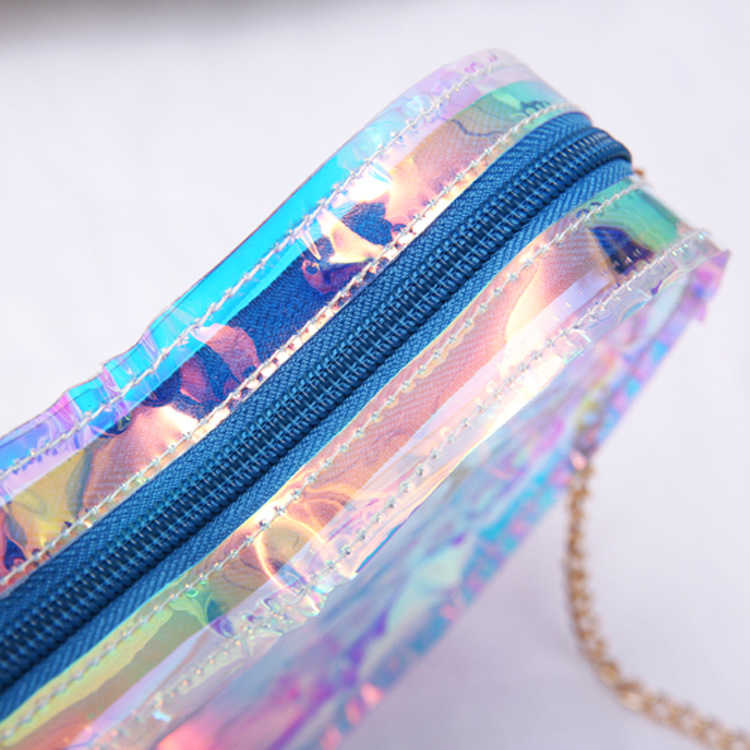New colorful holographic soft PVC messenger crossbody bag (图14)