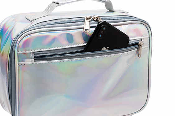 New colorful children kids holographic PVC lunch cooler bag(图3)