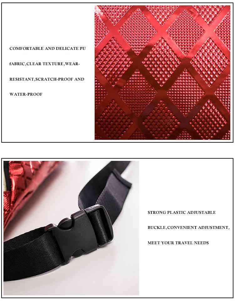 Waterproof anti-tear PU leather sling chest bag waist pack(图10)