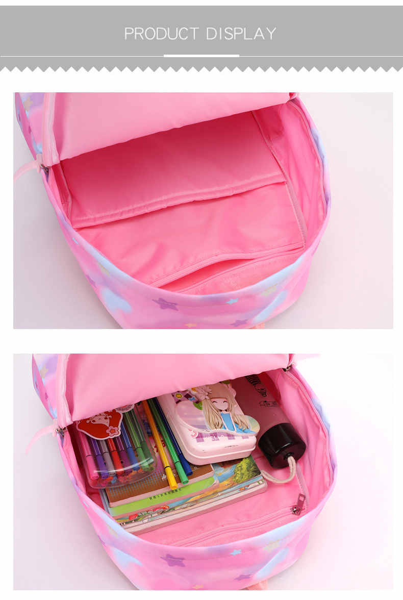 Trendy waterproof ventilated soft casual school bag oxford backpack for student(图15)