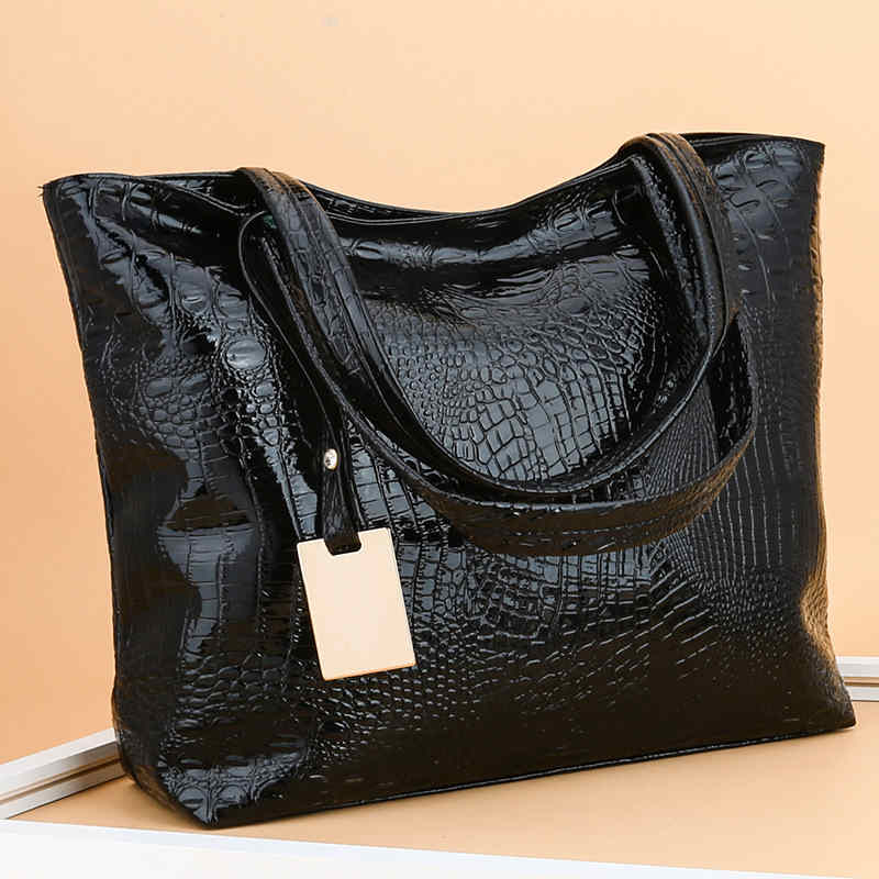 Big soft comfortable PU leather ladies handbag womens shoulder bag   (图2)