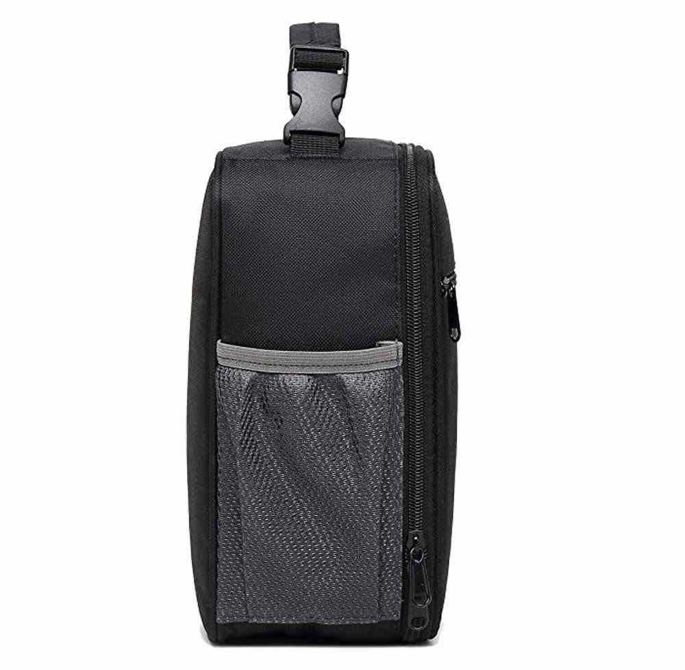 Oxford portable freezable picnic bag insulated lunch cooler bag with thick aluminum foil (图7)