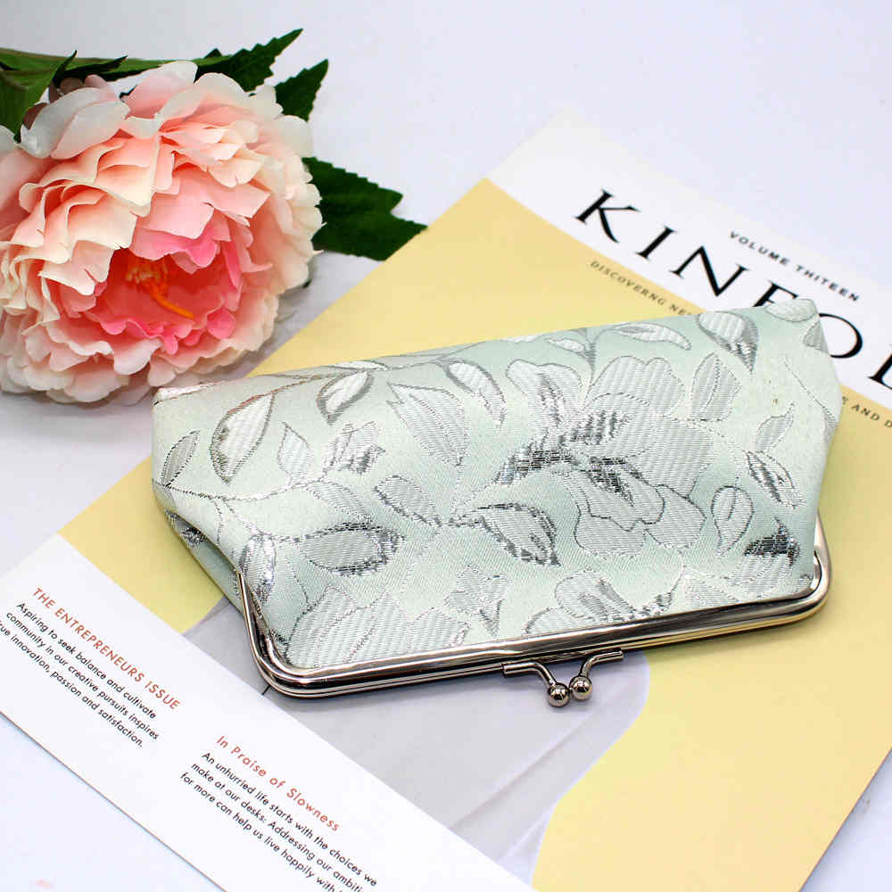 Personalised embroidered long style polyester womens ladies wallets purses handbags(图3)