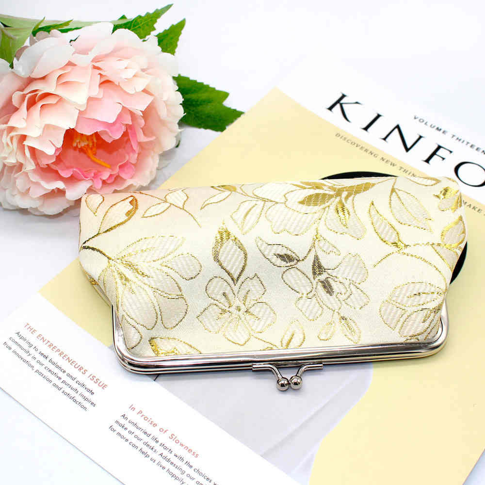Personalised embroidered long style polyester womens ladies wallets purses handbags(图2)