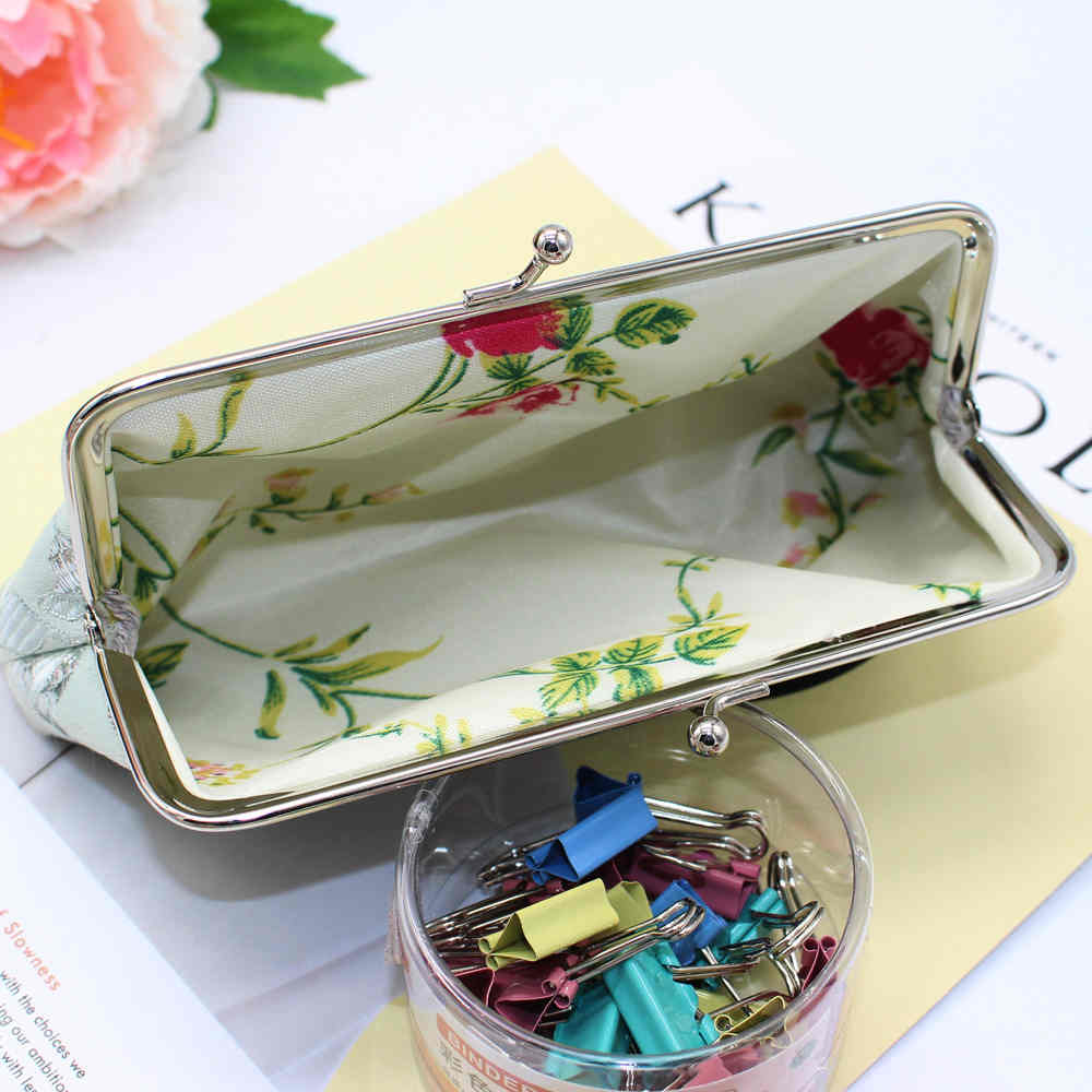 Personalised embroidered long style polyester womens ladies wallets purses handbags(图7)