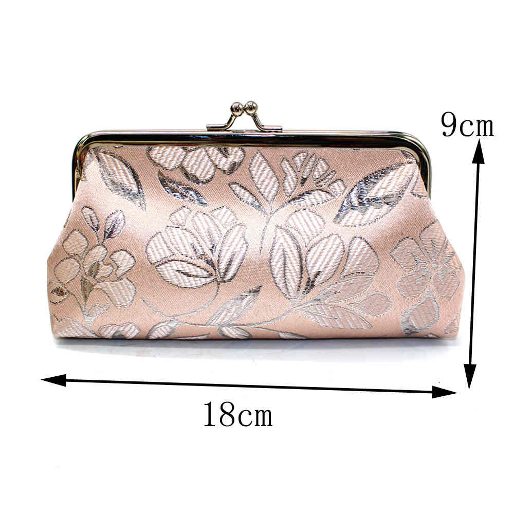 Personalised embroidered long style polyester womens ladies wallets purses handbags(图10)