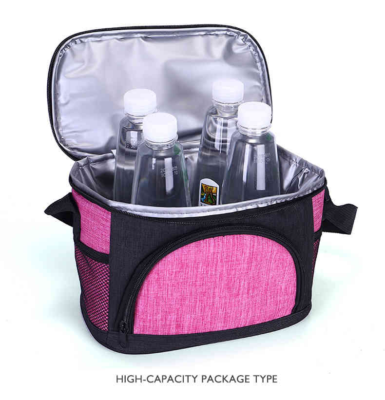 New fashion watertight two layer picnic freezable lunch cooler bag with large capacity(图10)