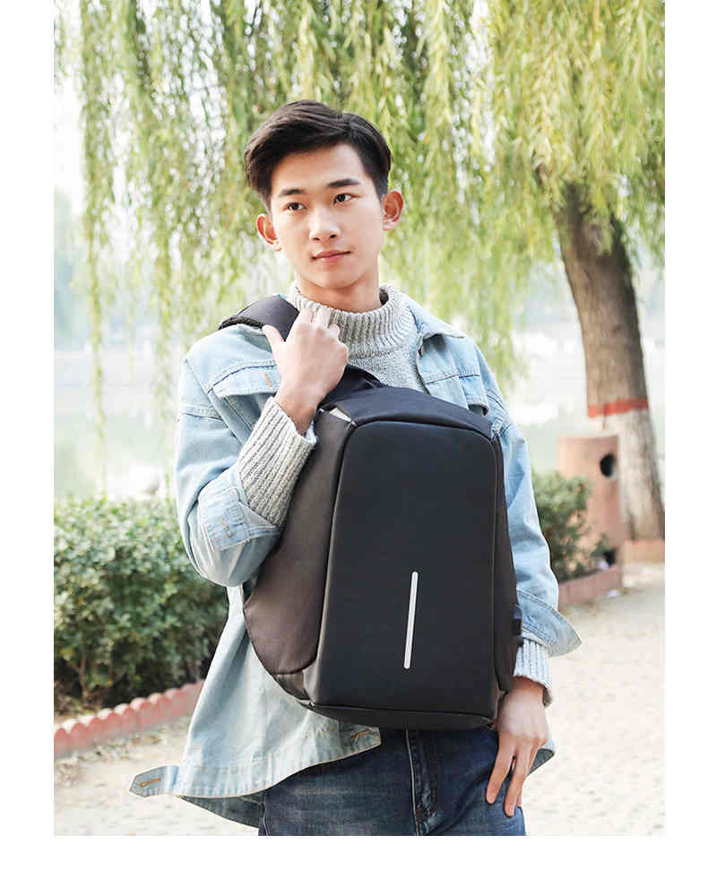 360°anti-theft business computer bag laptop backpack with usb charging port(图19)