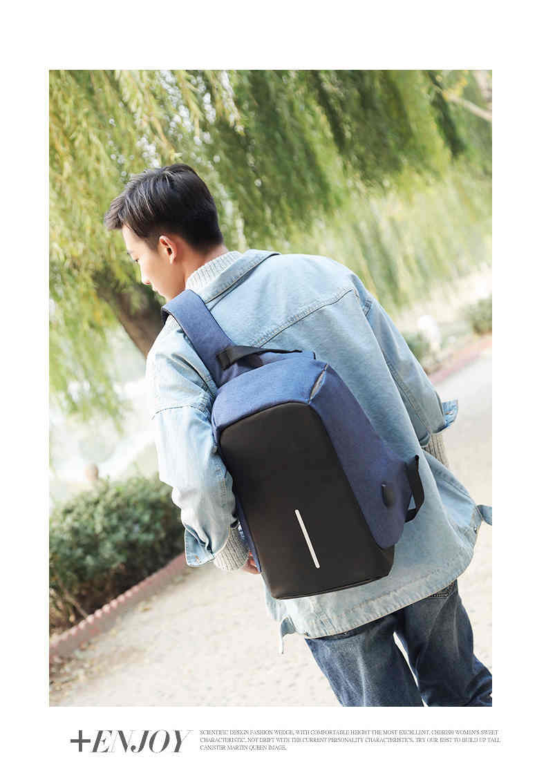 360°anti-theft business computer bag laptop backpack with usb charging port(图22)
