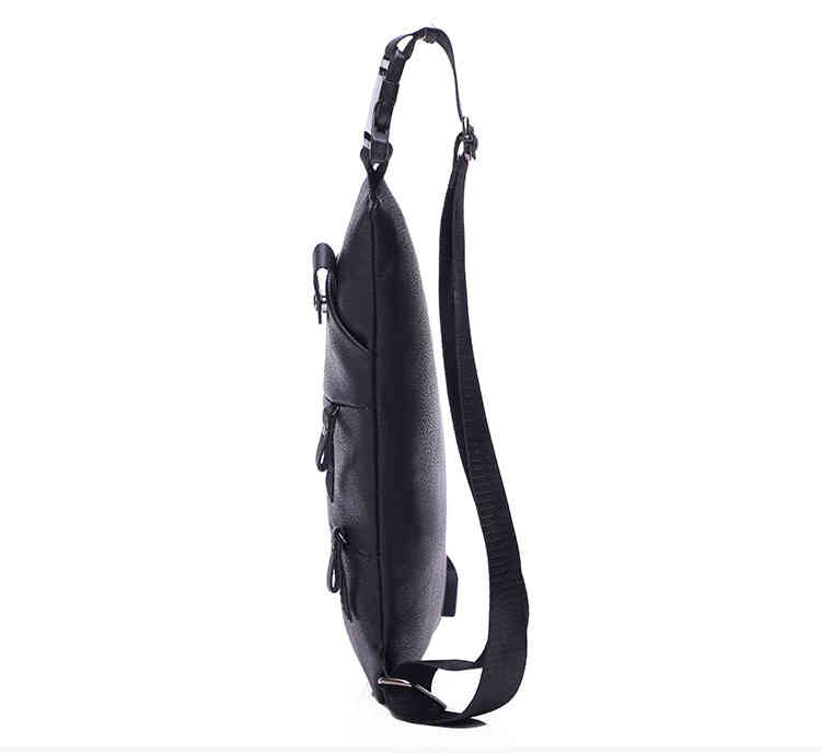 Anti-theft water resistant mens pu crossbody bag chest pack for running(图18)