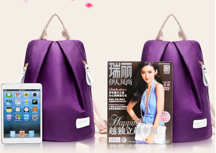 Waterproof shoulder pack women nylon backpack with coin purse(图19)