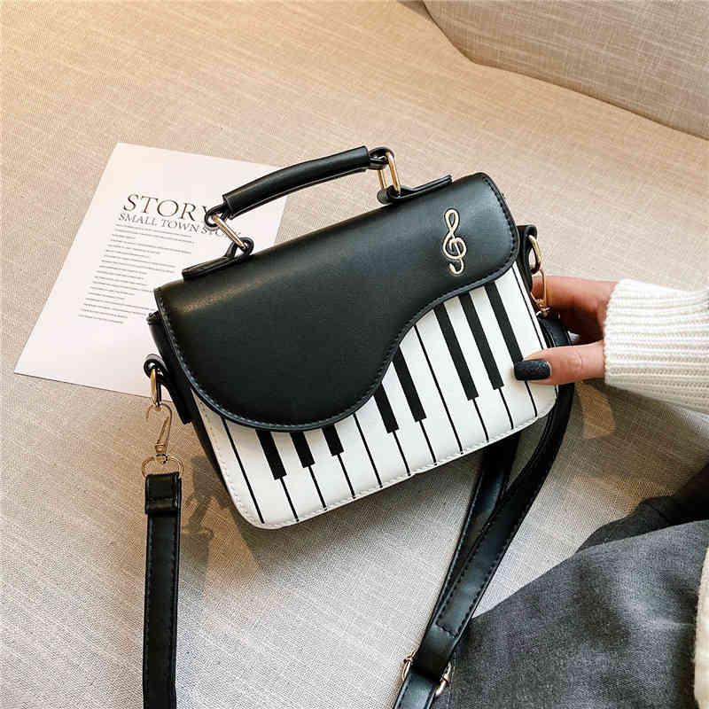 Mini designer piano girl crossbody organizer shoulder bag for travel(图8)