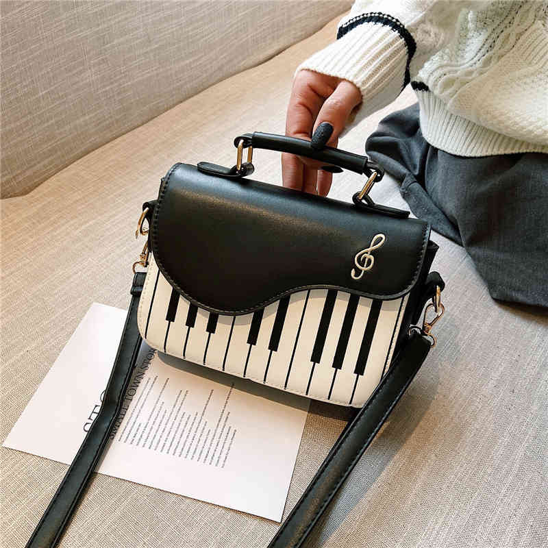 Mini designer piano girl crossbody organizer shoulder bag for travel(图7)