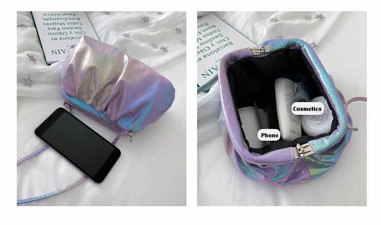 2020 high quality girl pink organizer messenger crossbody bag for women(图3)