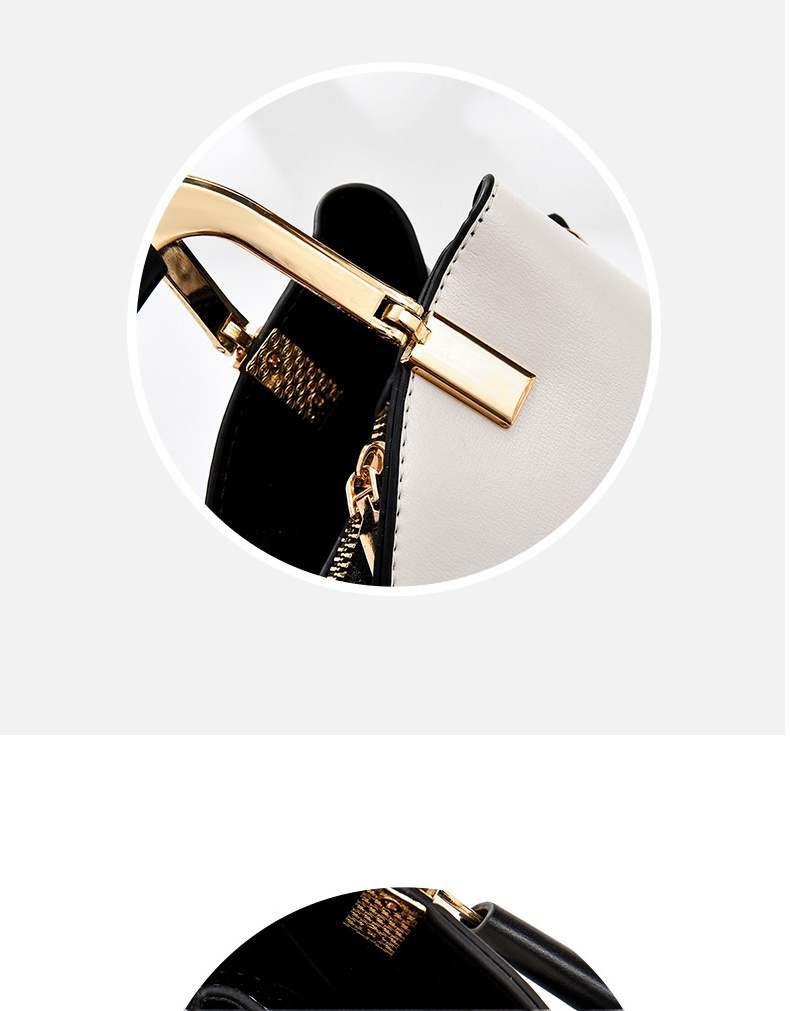 Fashion designer black adjustable leather messenger cross body shoulder bag(图6)