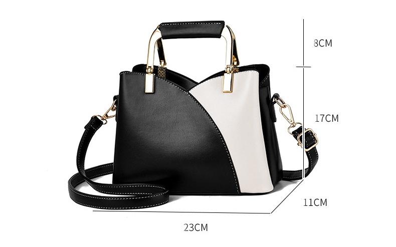 Fashion designer black adjustable leather messenger cross body shoulder bag(图10)