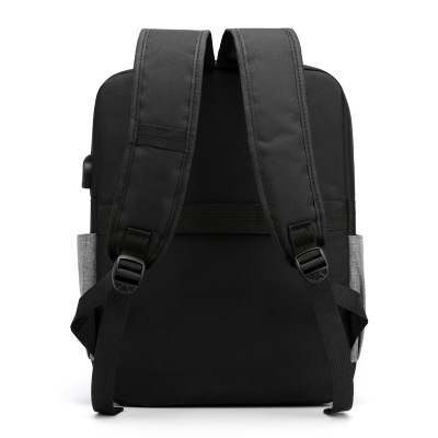 Waterproof 15.6 16 18 business laptop backpack with usb charging port(图1)
