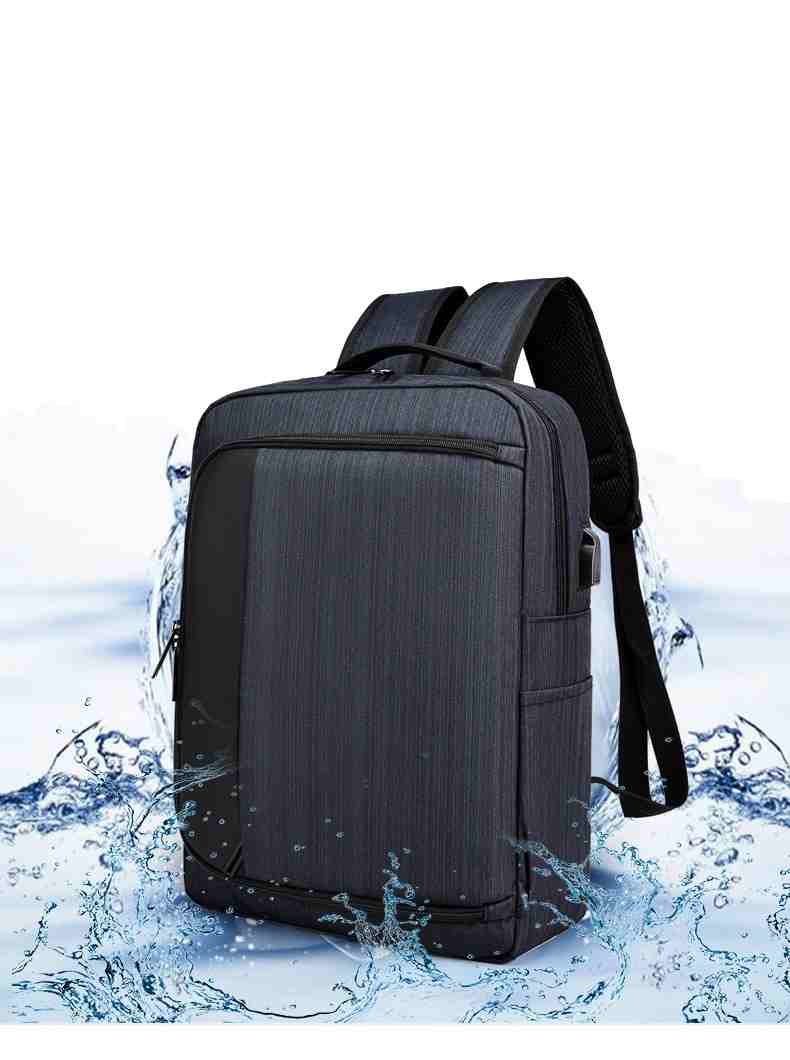 Promotional gift 14 18 business men USB waterproof oxford laptop backpack(图14)