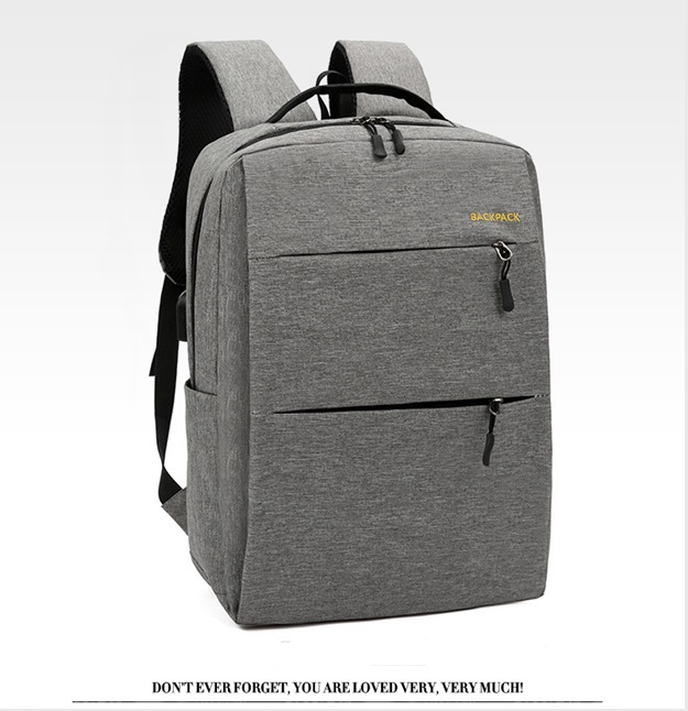 Waterproof 3 sets USB oxford notebook laptop bag backpack(图1)