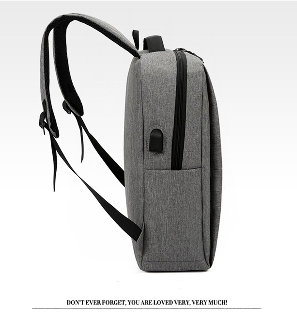Waterproof 3 sets USB oxford notebook laptop bag backpack(图3)