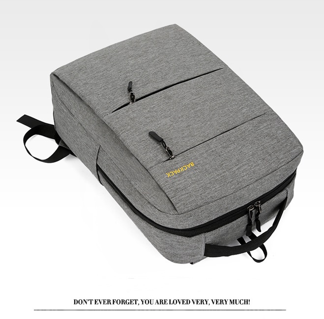 Waterproof 3 sets USB oxford notebook laptop bag backpack(图2)