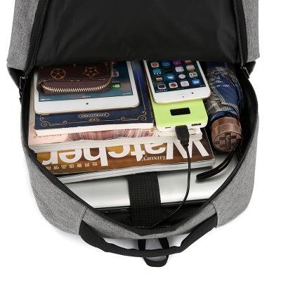 Waterproof 3 sets USB oxford notebook laptop bag backpack(图7)