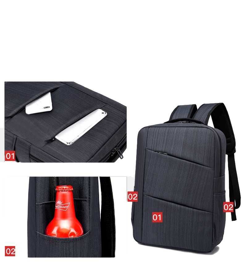 Waterproof oxford casual school bag 14 travel laptop backpack(图12)
