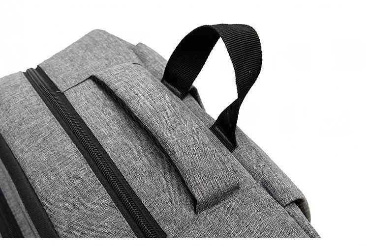 Men business briefcase oxford 15 15.6 USB laptop backpack (图11)