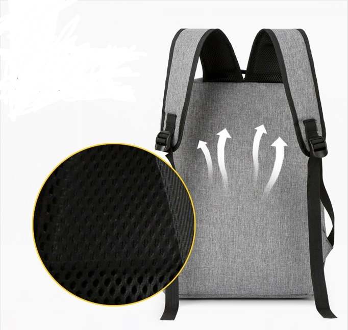 Men business briefcase oxford 15 15.6 USB laptop backpack (图14)