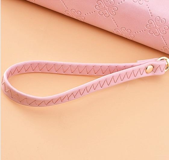 Double layer bright leather frosted wrist band wallet purse(图9)