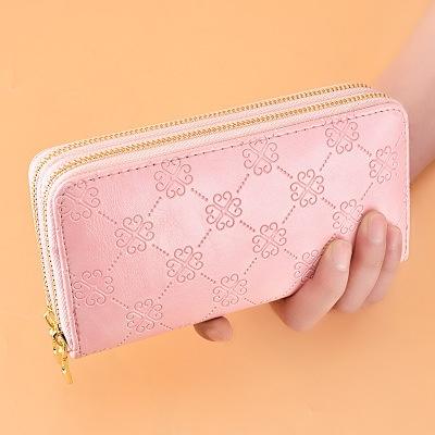 Double layer bright leather frosted wrist band wallet purse(图12)