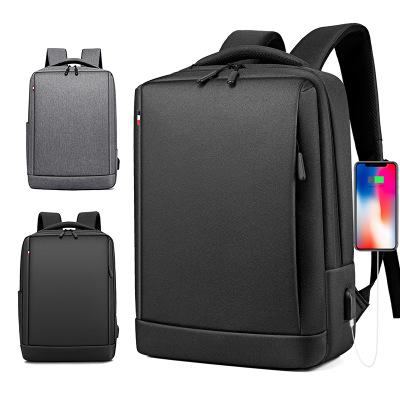 Waterproof USB 15.6 business men laptop backpack (图1)
