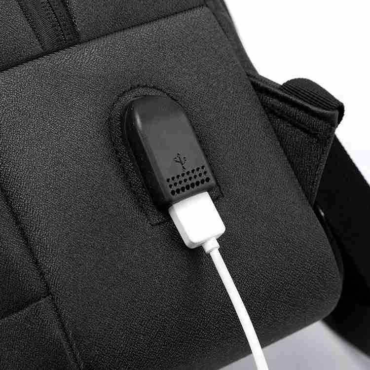 Waterproof USB 15.6 business men laptop backpack (图7)
