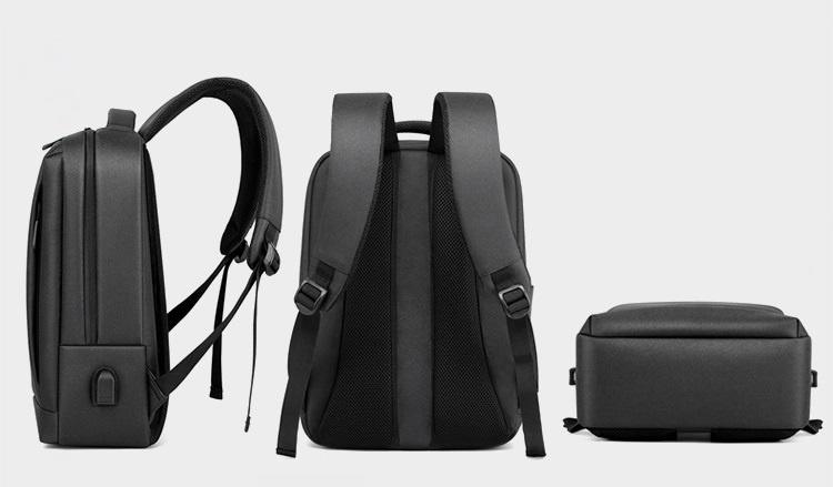 Waterproof USB 15.6 business men laptop backpack (图10)