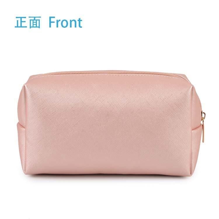 Portable outdoor pu leather travel makeup cosmetic pouch(图3)