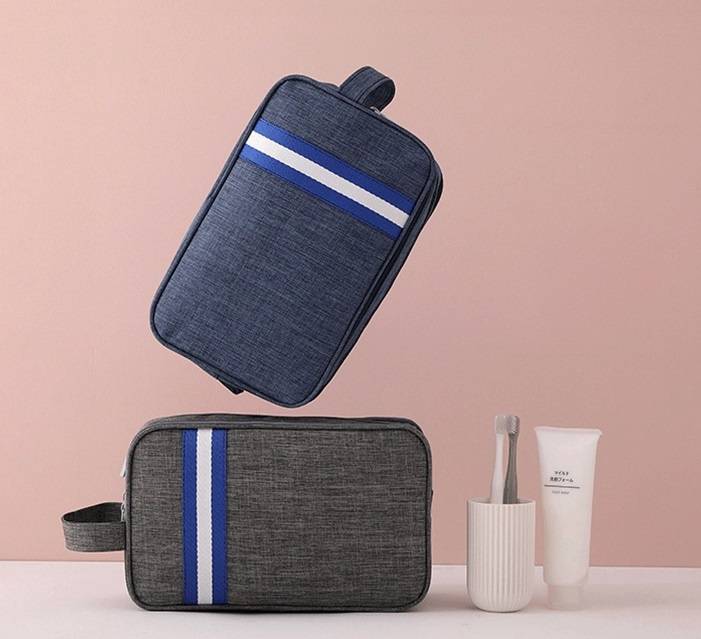 Portable waterproof travel makeup wash bag with handle(图3)