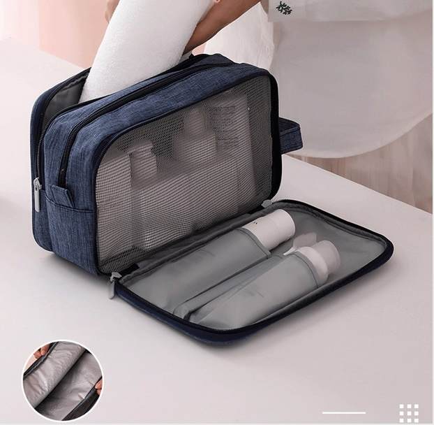 Portable waterproof travel makeup wash bag with handle(图6)