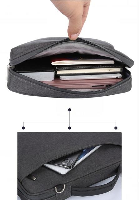 Waterproof 13.3141515.415.6 luggage laptop messenger bag with plush lining(图10)
