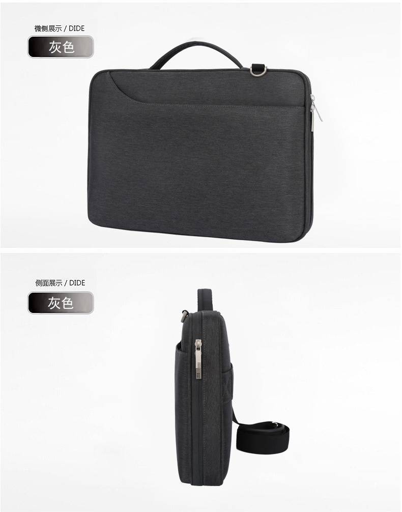 Waterproof 13.3141515.415.6 luggage laptop messenger bag with plush lining(图5)