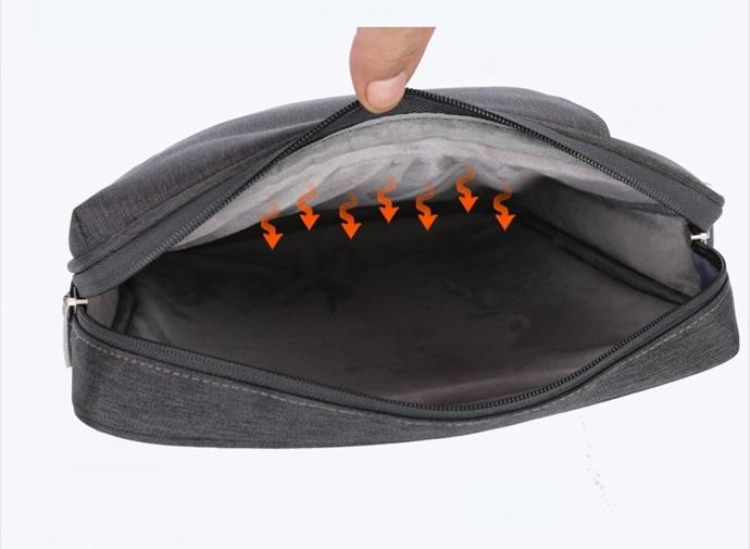 Waterproof 13.3141515.415.6 luggage laptop messenger bag with plush lining(图8)