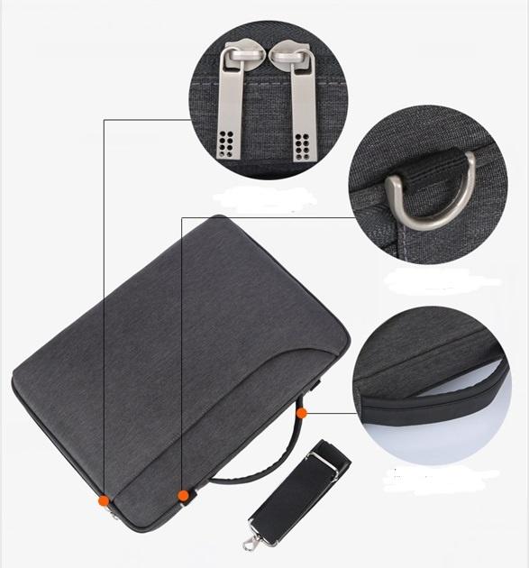 Waterproof 13.3141515.415.6 luggage laptop messenger bag with plush lining(图15)