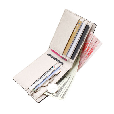 Men business pu leather short style wallet bag card holder  (图3)