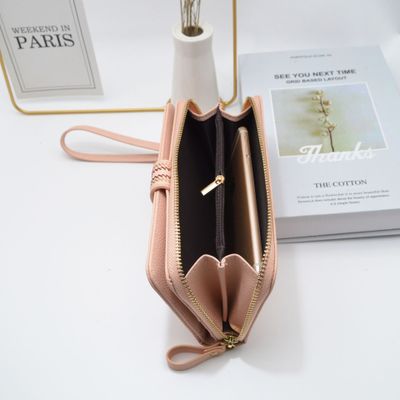 Long style 2 folded pu leather wallet purse for ladies girl(图10)