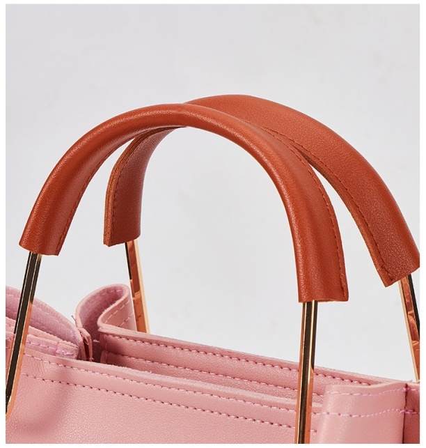 New fashion soft pu leather crossbody handbag tote bag(图2)